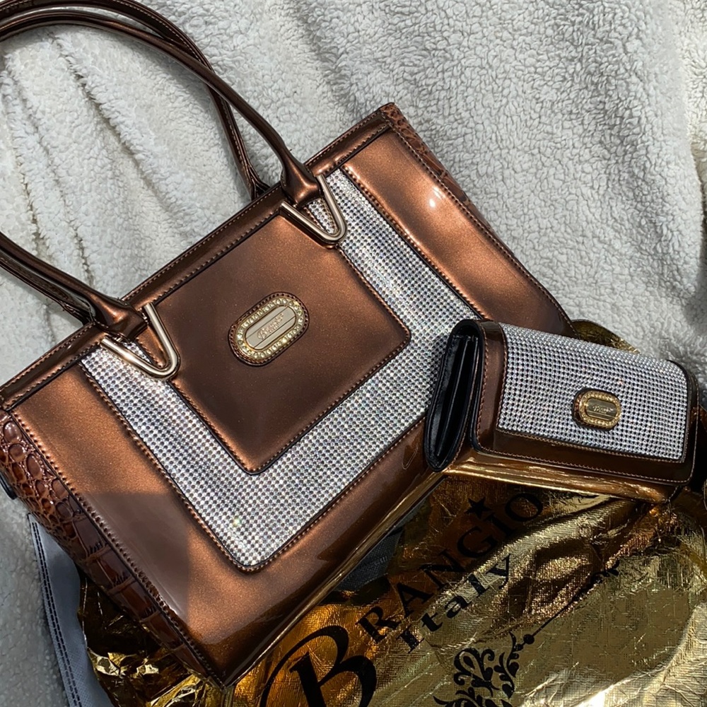 Brangio Italy 🇮🇹 Purse & Matching Wallet